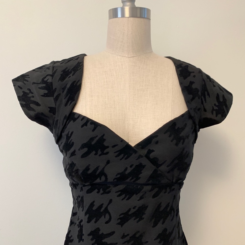 Collectif houndstooth dress UK 10 - Picture 3 of 6